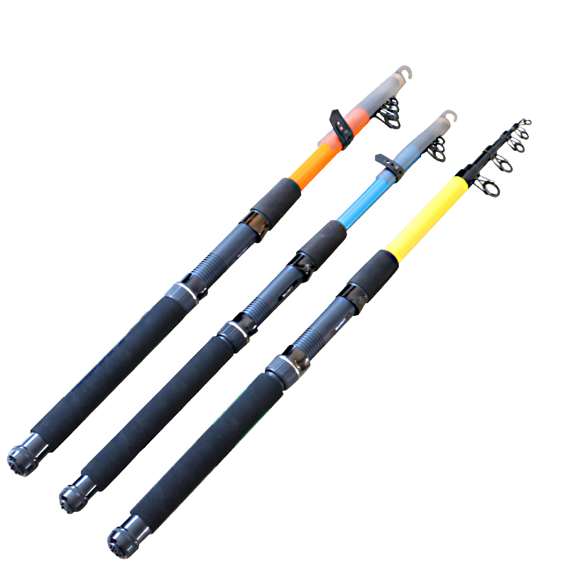 Pancing gentian kaca teleskopik tersuai