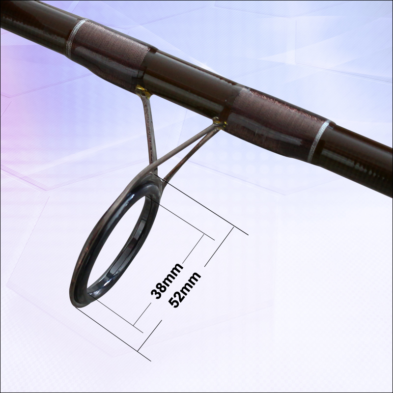 Undița pentru crap IM7 din fibră de carbon, reglabilă de 2,5 lb-3,0 lb