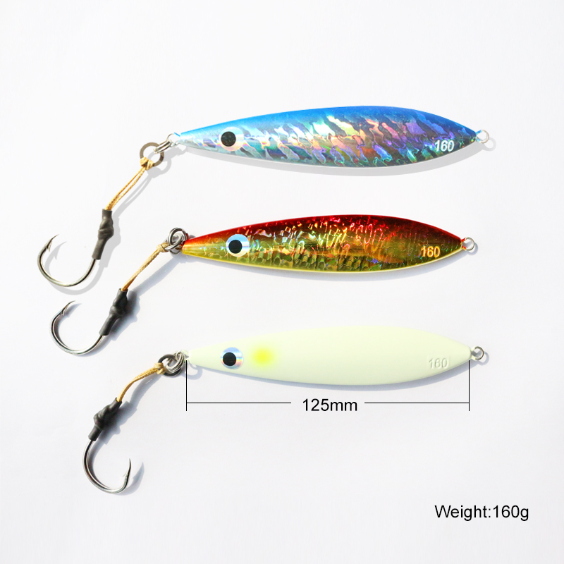 Pesce di piombo da 125 mm 160 g per acqua salata
