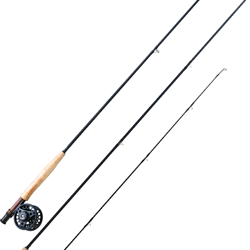 Прилагођени штап за мушичарење од 2 комада лаке тежине од карбонских влакана