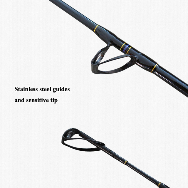 Přizpůsoben&eacute; ryb&aacute;řsk&eacute; pruty pro těžk&eacute; zat&iacute;žen&iacute; slanou vodou