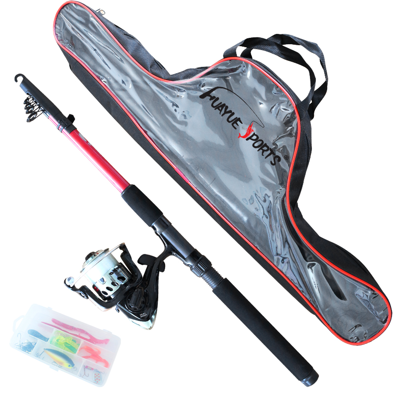 Tilpasset teleskopstang- og snellekombinasjon for ferskvannsfiske