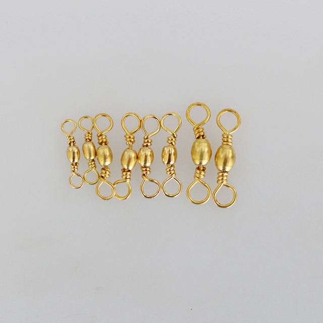 Rostfritt st&aring;l Fishing Swivel #2/#4/#6/#8 Barrel Swivel Sortiment f&ouml;r flod- och b&auml;ckfiske