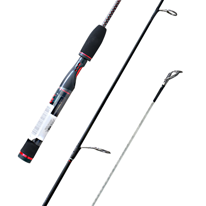 Combinazione di canne panfish personalizzate in carbonio composito/resina epossidica 4'8'' 2 pezzi