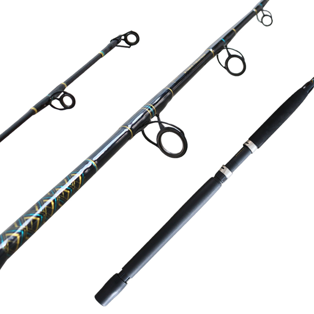 Elite-reeks 6'6 ''/7 'bootvisstang, 20-50 pond, robuuste geïntegreerde tip