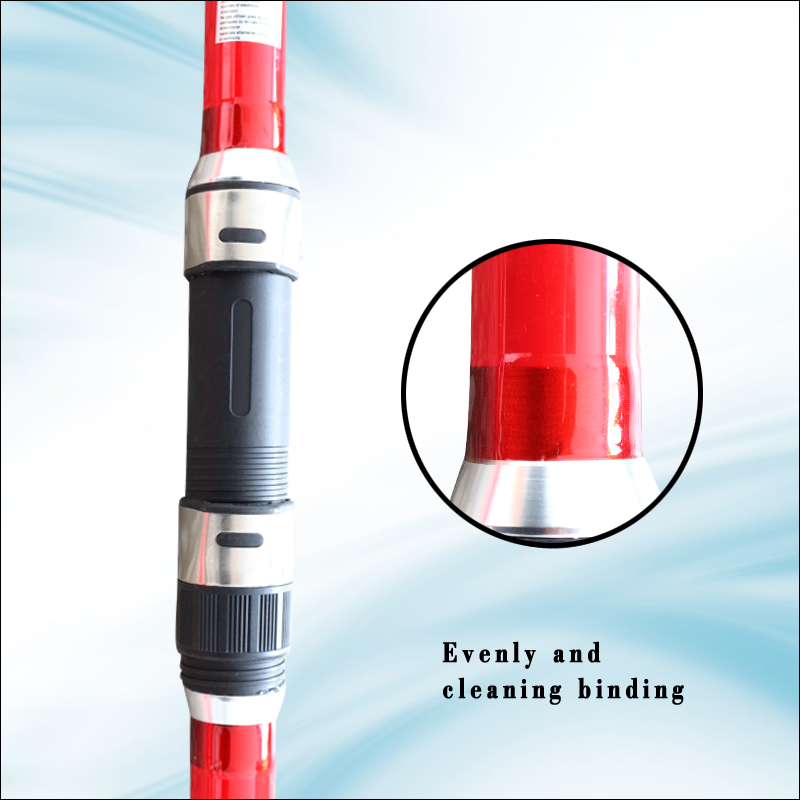 ທົນທານ 3-Section Surf Fishing Rod, Carbon Fiber, Custom Color Options