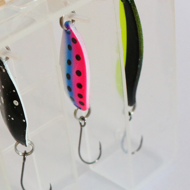 Aangepaste forel/baars/snoek/zander -tackle set met lepel